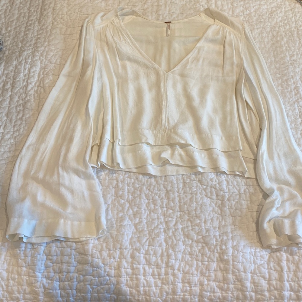Free People White Blouse